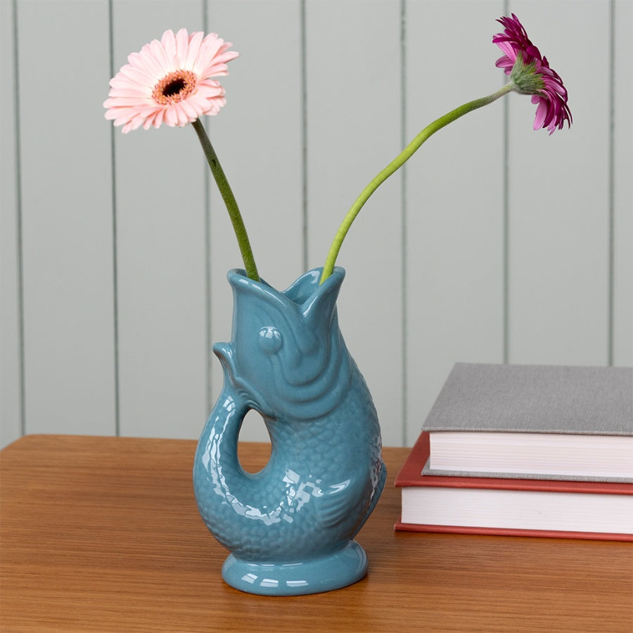 CERAMIC FISH VASE