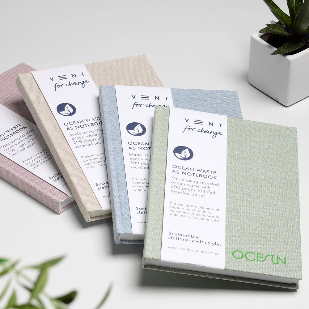 OCEAN WASTE RECYCLED NOTEBOOK