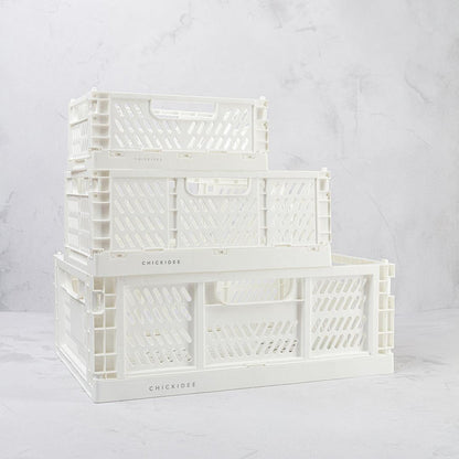 FOLDING STORAGE CRATE