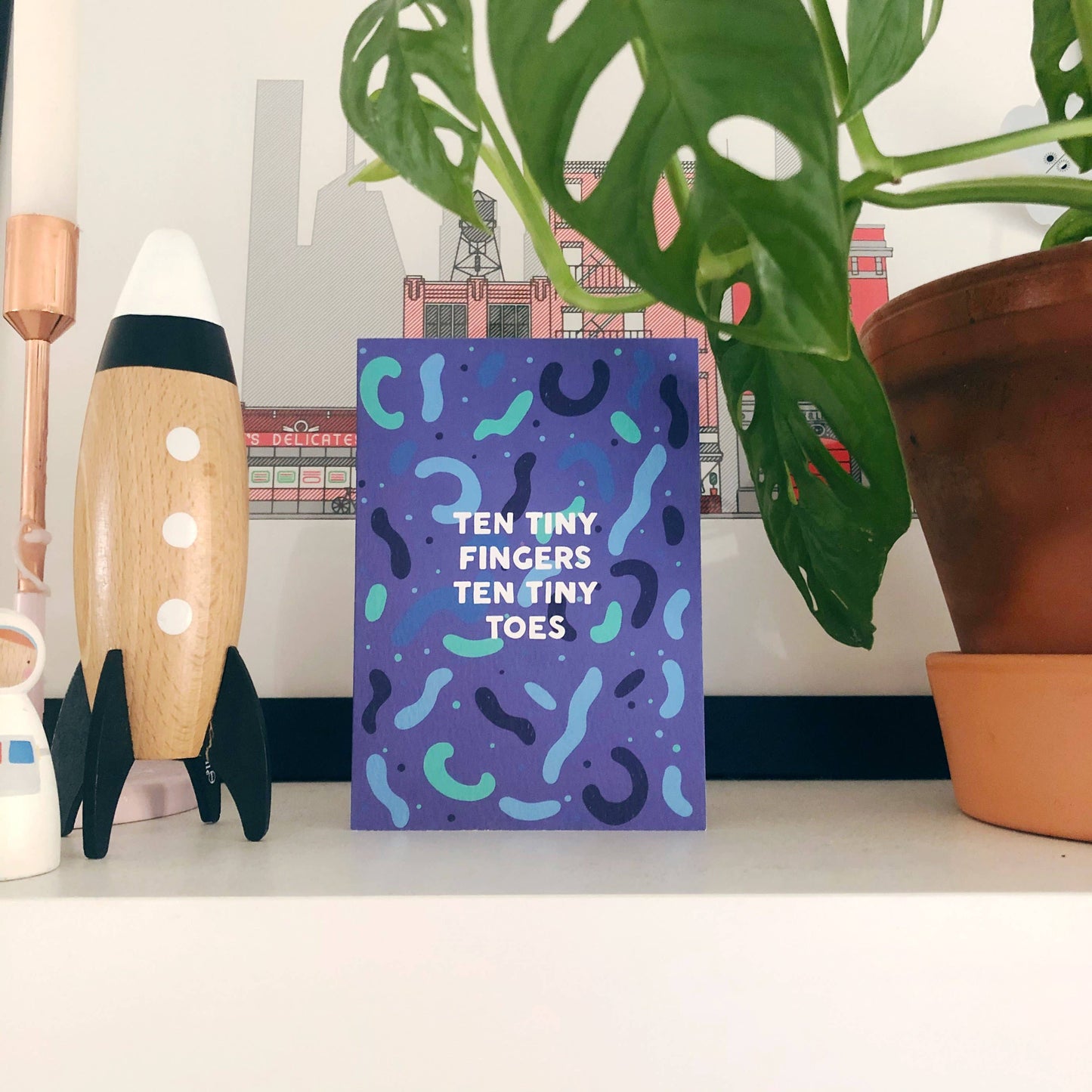TEN TINY FINGERS CARD