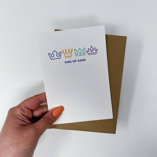 KING OF DADS CARD