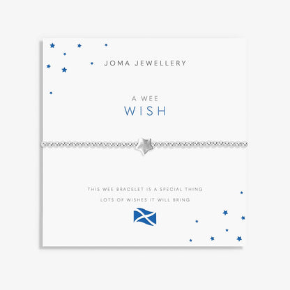 A WEE 'WISH' SILVER BRACELET