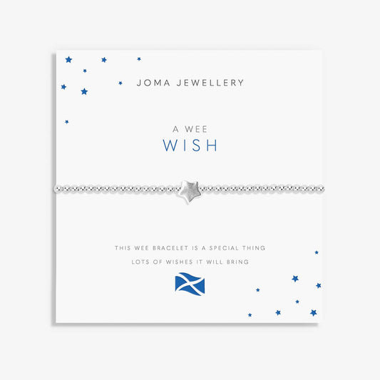 A WEE 'WISH' SILVER BRACELET