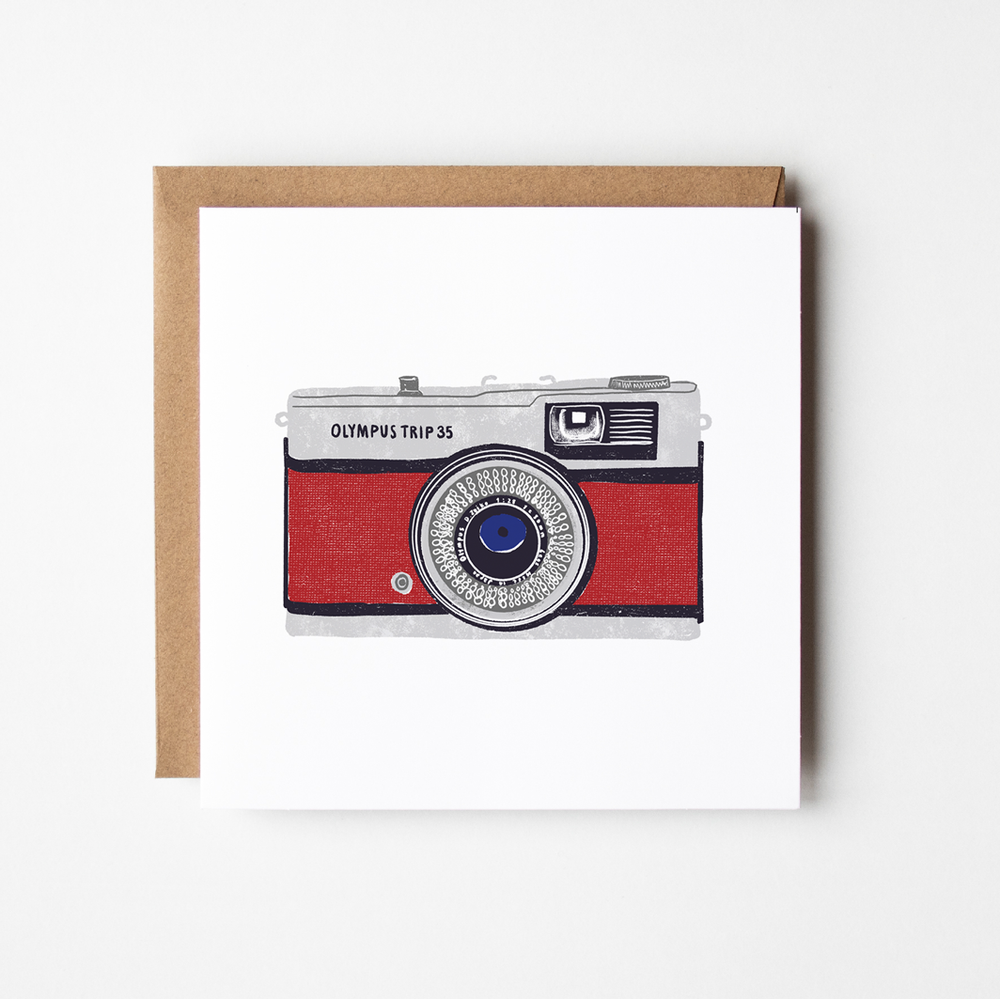 VINTAGE CAMERA CARD