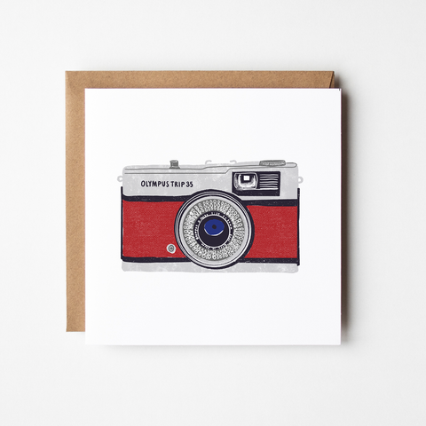 VINTAGE CAMERA CARD