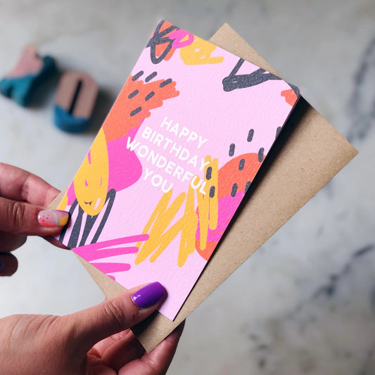 HAPPY BIRTHDAY WONDERFUL CARD