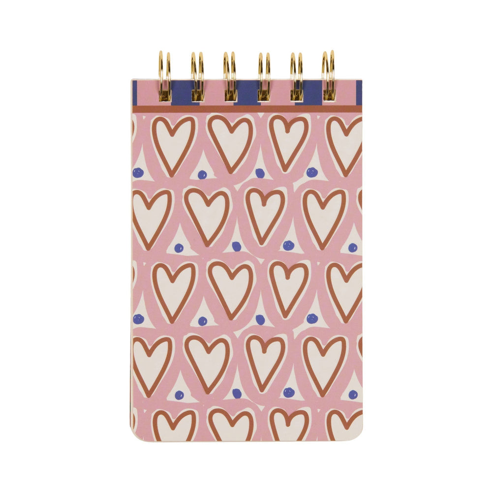 'A DOPO' HEARTS WIRE NOTEPAD