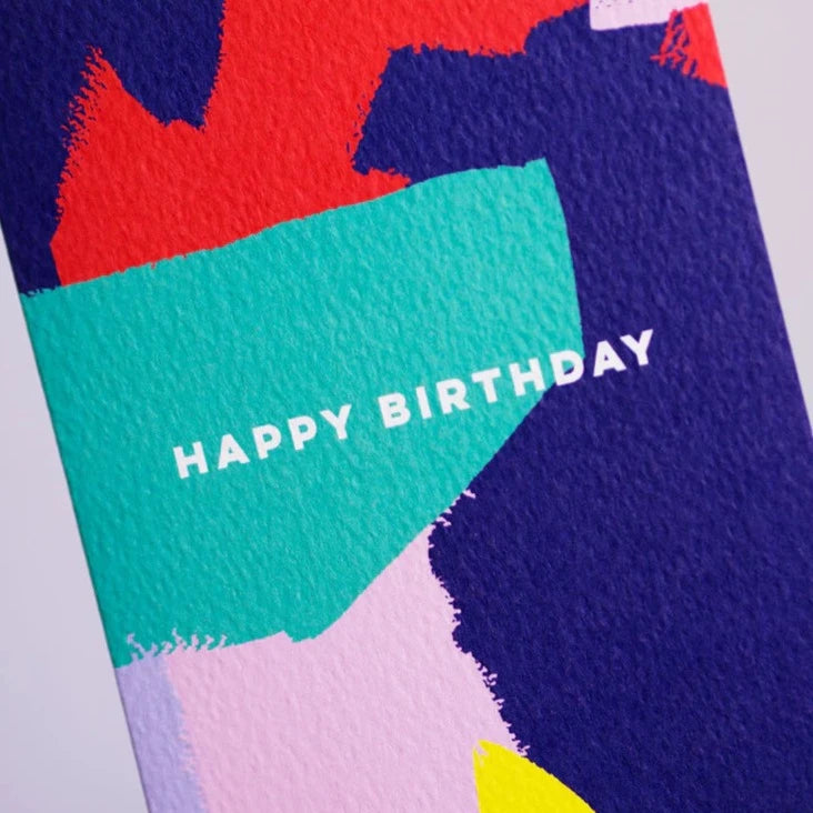 BRIGHT PAINTER BIRTHDAY CARD