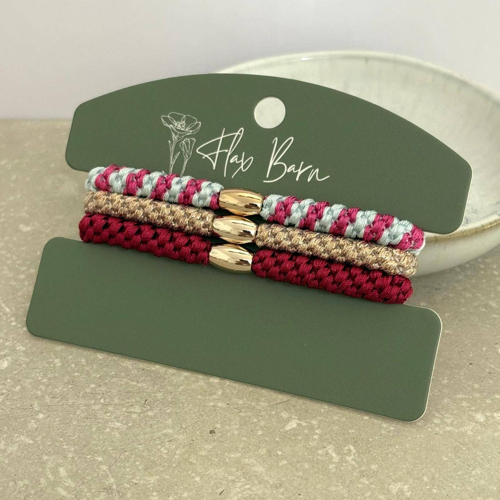ELASTICATED CORD HAIRBANDS