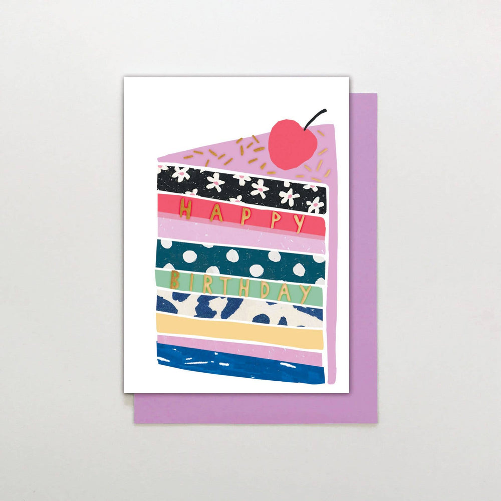 CAKE SLICE BIRTHDAY CARD