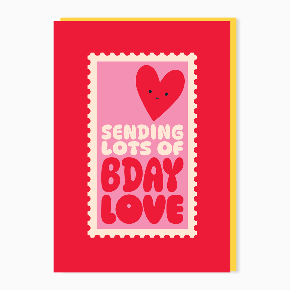 LOTS OF BIRTHDAY LOVE CARD