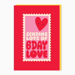LOTS OF BIRTHDAY LOVE CARD