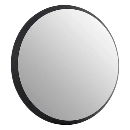 Athena Discus black edge wall mirror round minimalist mirror