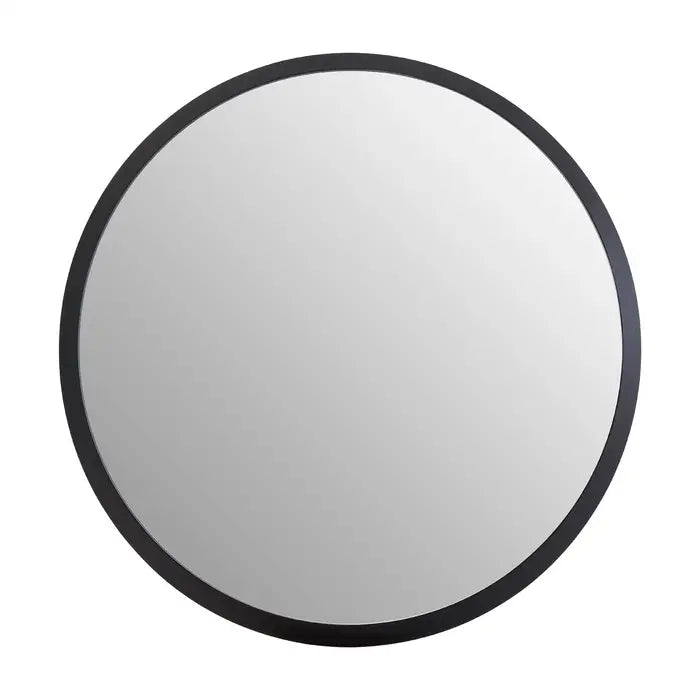 BLACK EDGE CIRCULAR MIRROR