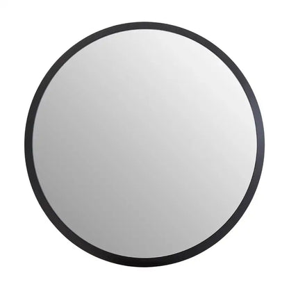 Athena Discus black edge wall mirror round minimalist mirror