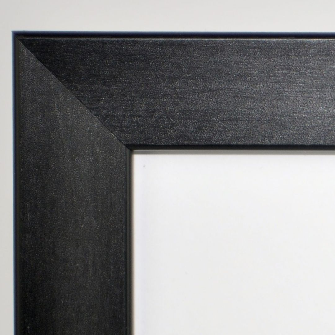 Polcore black picture frame brushed finish various sizes