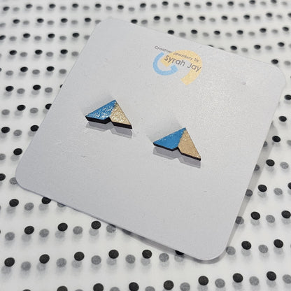 GEO BLOCK SMALL STUDS