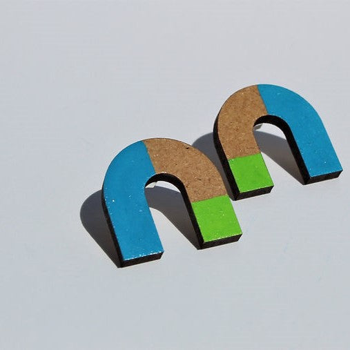 GEO BLOCK MEDIUM STUDS