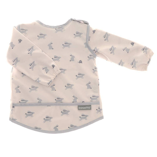 Cosatto coverall baby bib by Ziggle waterproof long sleeve bib with food pocket