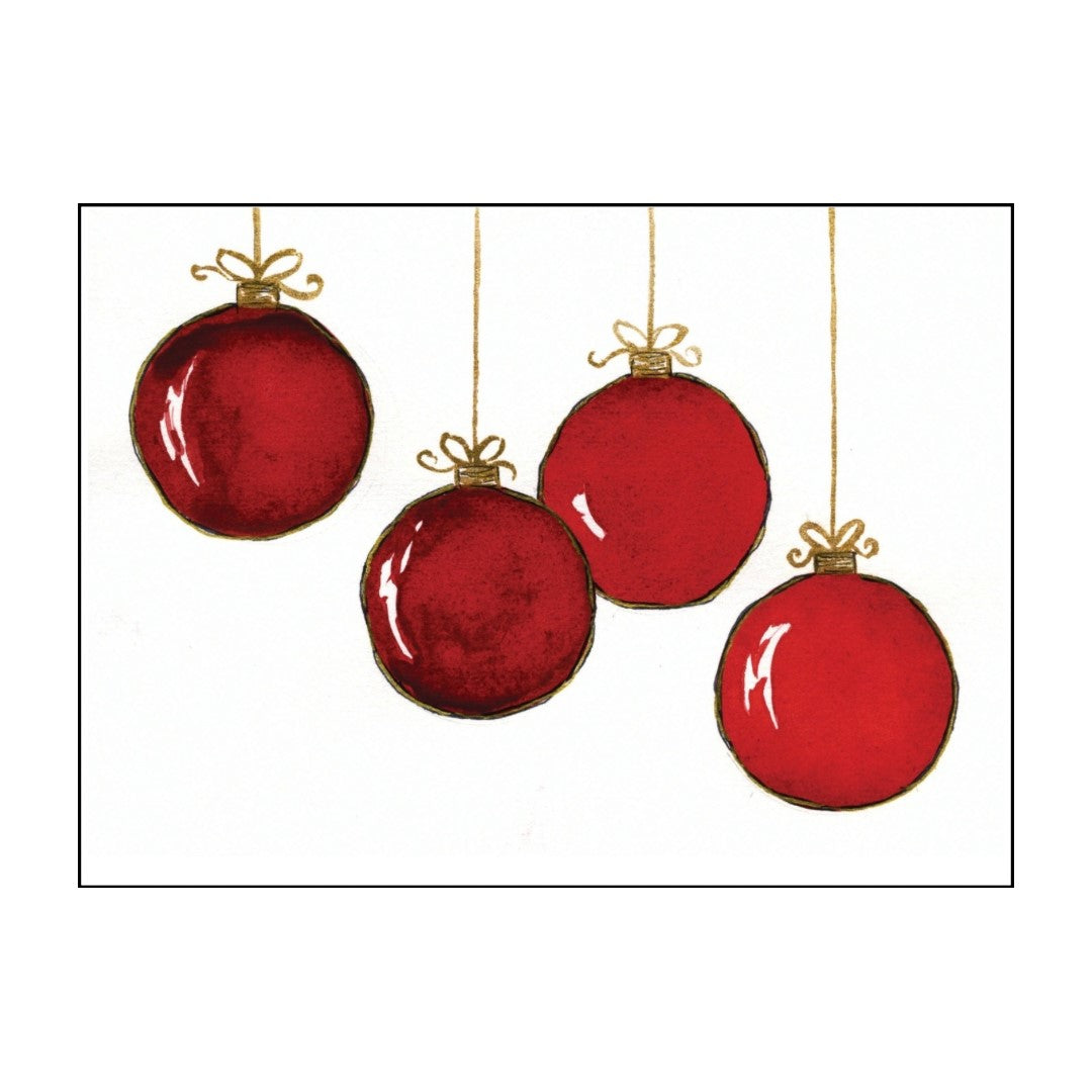 BAUBLE CHRISTMAS CARD