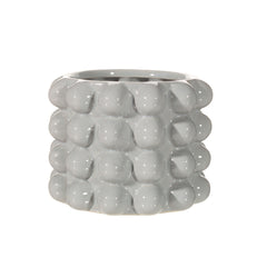 GREY BOBBLE PLANTER