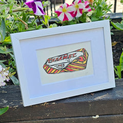 SMALL FRAME - CARAMEL WAFER