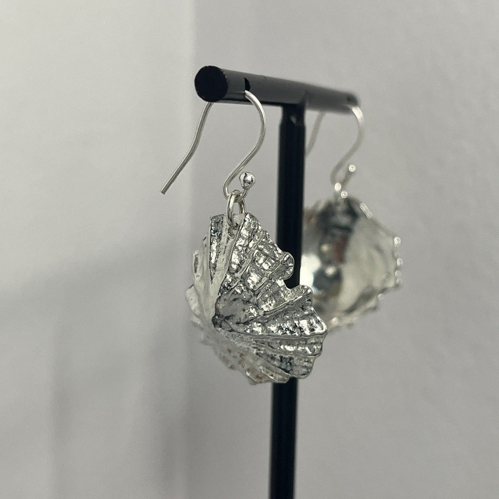 CARNOUSTIE PEWTER SHELL EARRINGS