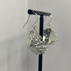 CARNOUSTIE PEWTER SHELL EARRINGS