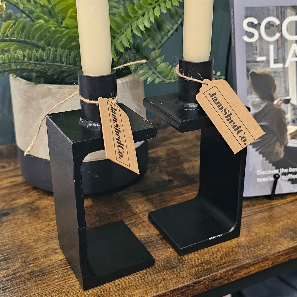 LARGE CHANNEL CANDLE HOLDER