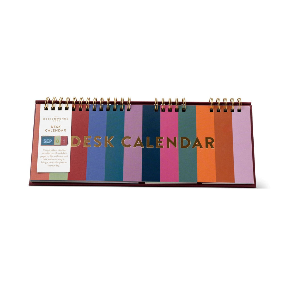 PERPETUAL DESK COLOURBLOCK CALENDAR