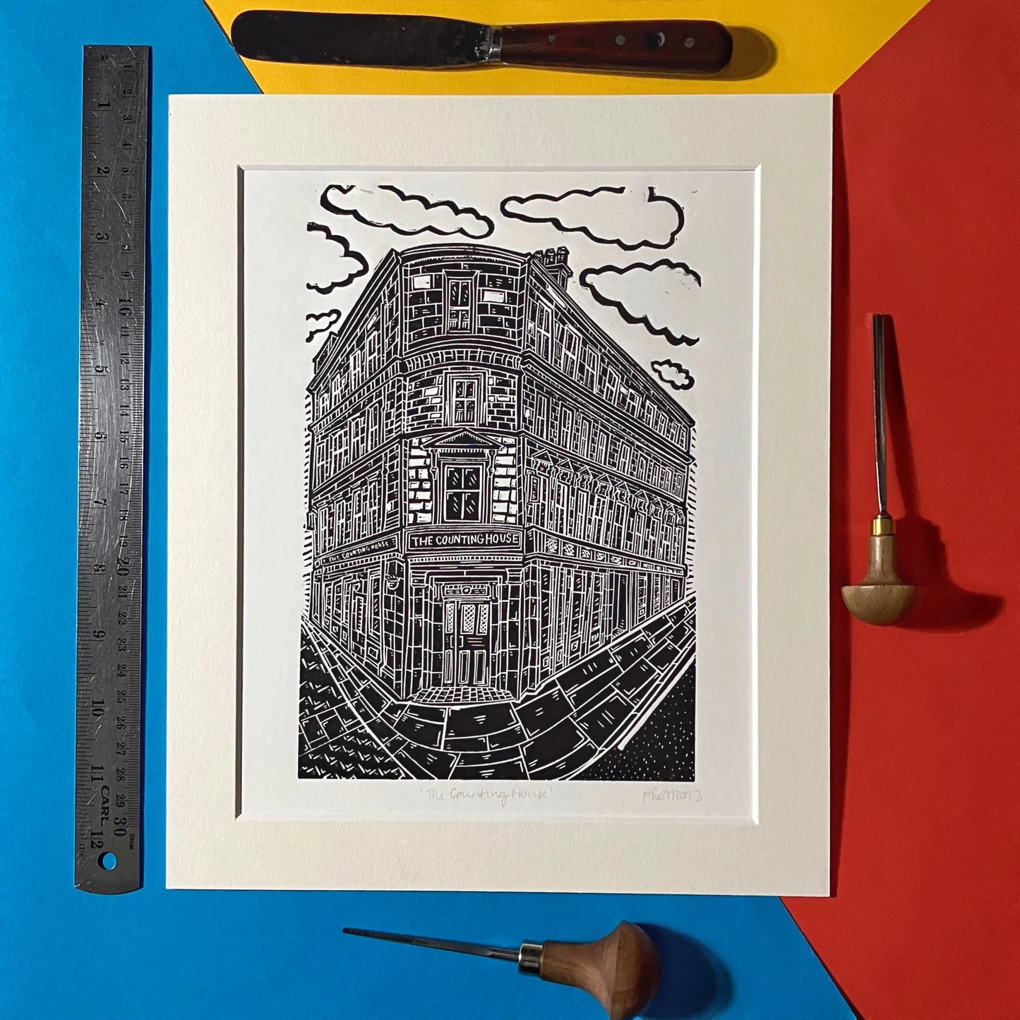 THE COUNTING HOUSE PRINT