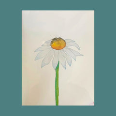 DAISY FLOWER CARD