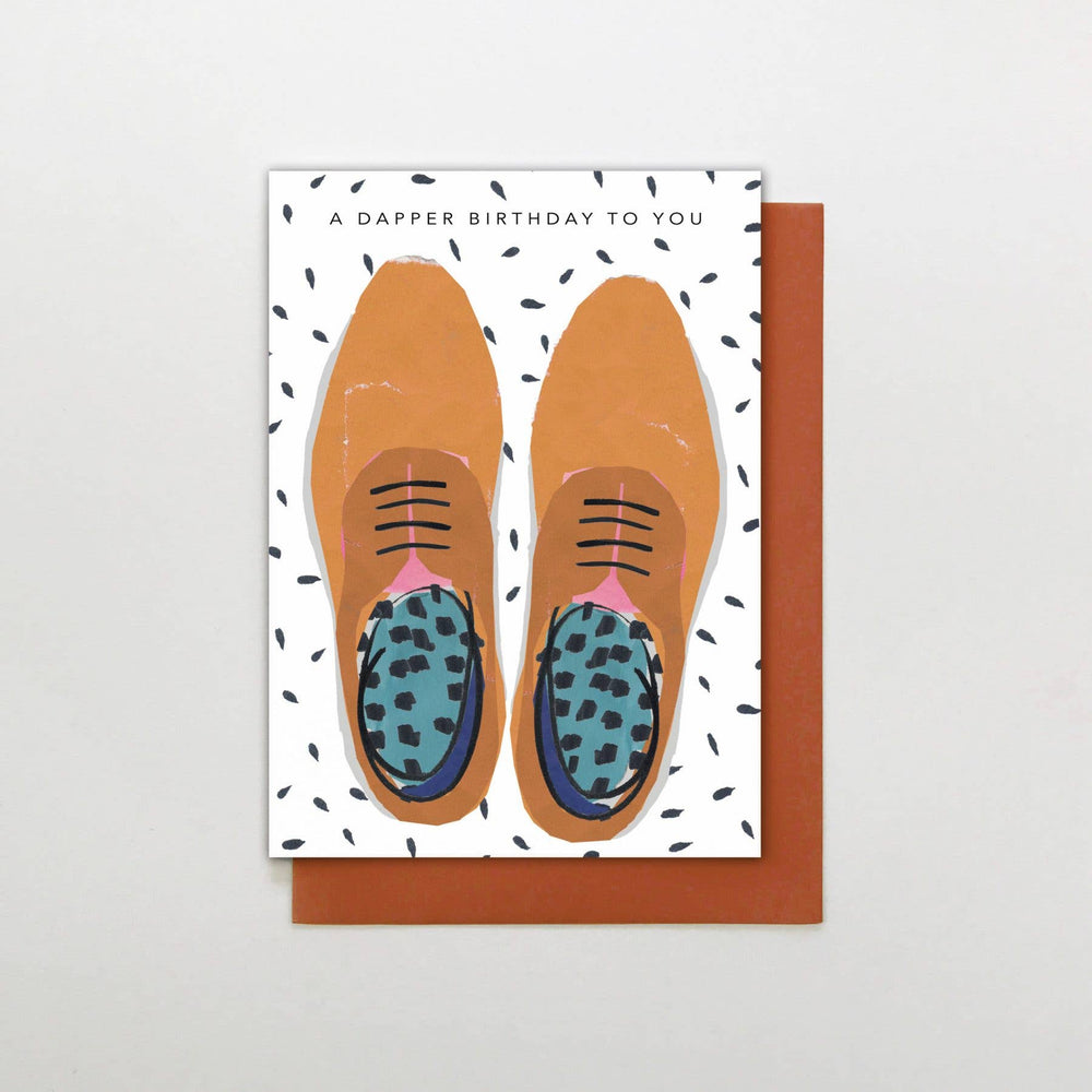 DAPPER SHOES BIRTHDAY CARD