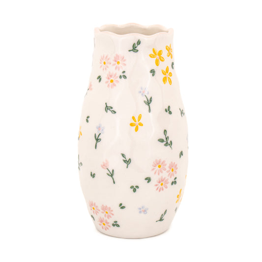 Ditsy floral vase vintage decorative small floral vase