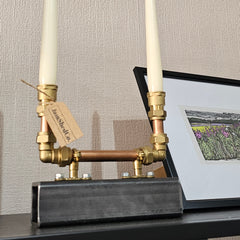 DOUBLE CANDLE HOLDER - SHS BASE