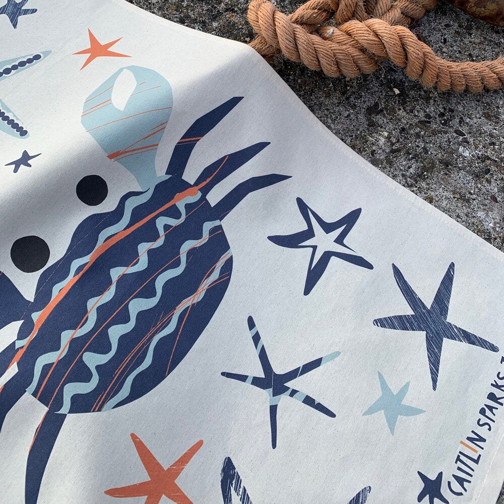 CRAB TEATOWEL