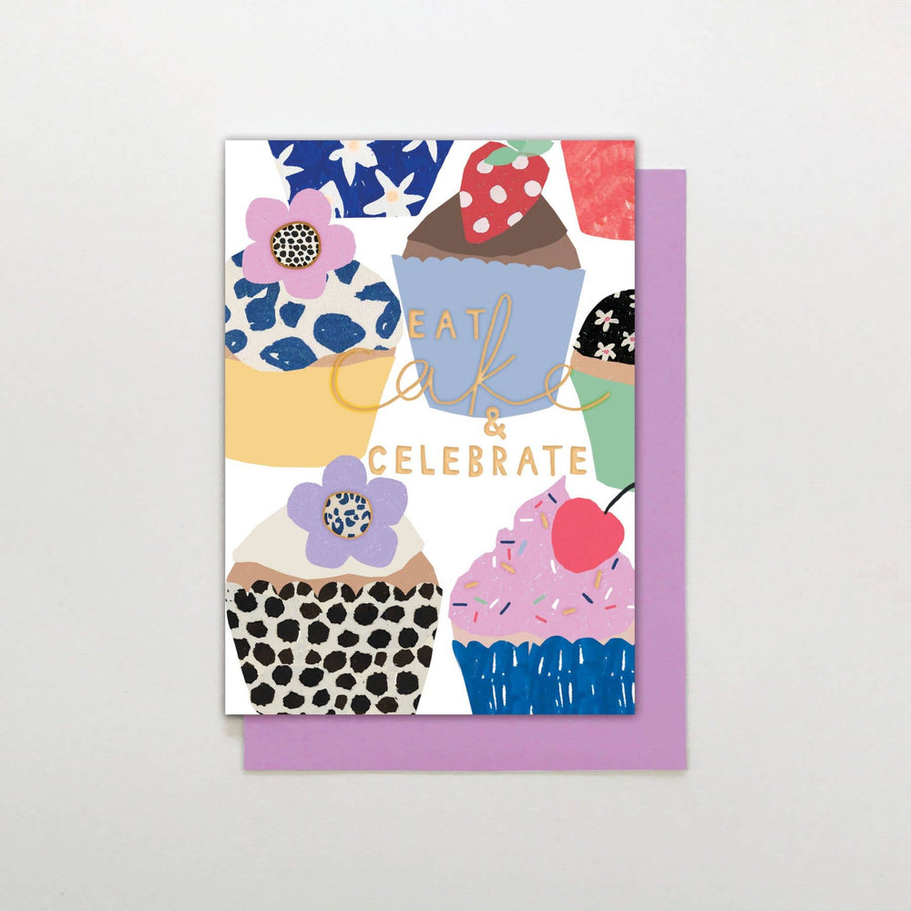 EAT CAKE BIRTHDAY CARD
