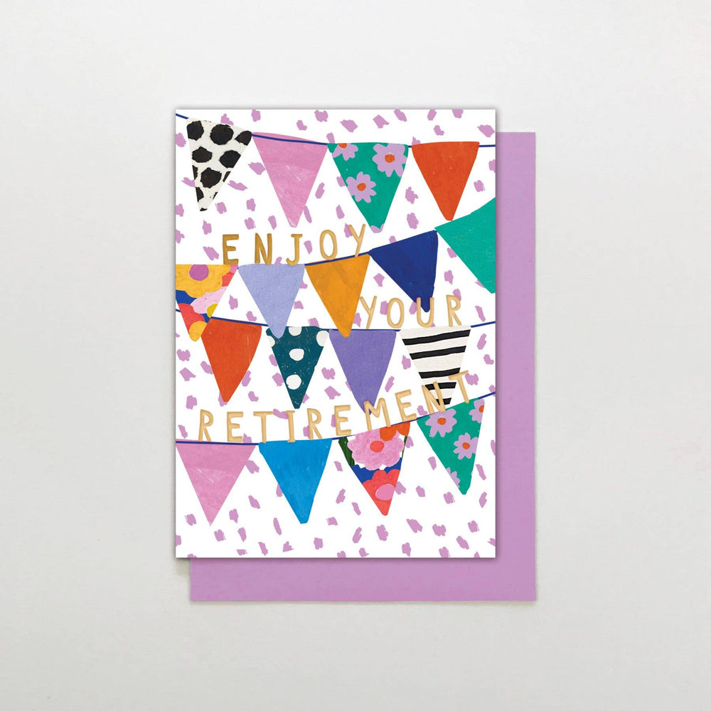 BUNTING RETIREMENT CARD