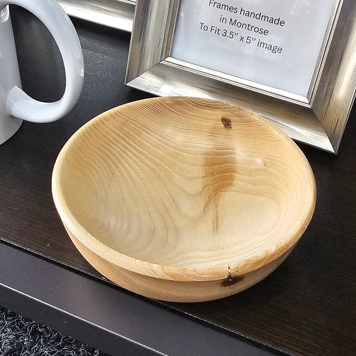 Extra small wooden bowl handmade in Carnoustie by John Dowie