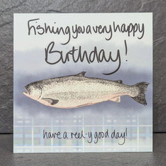 FISHING YOU A HAPPY BIRTHDAY CARD
