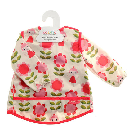 Cosatto coverall baby bib by Ziggle waterproof long sleeve bib with food pocket