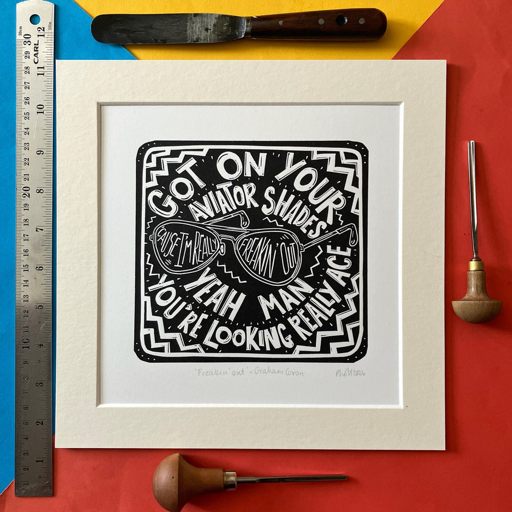 FREAKIN' OUT PRINT