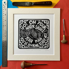 FREAKIN' OUT PRINT