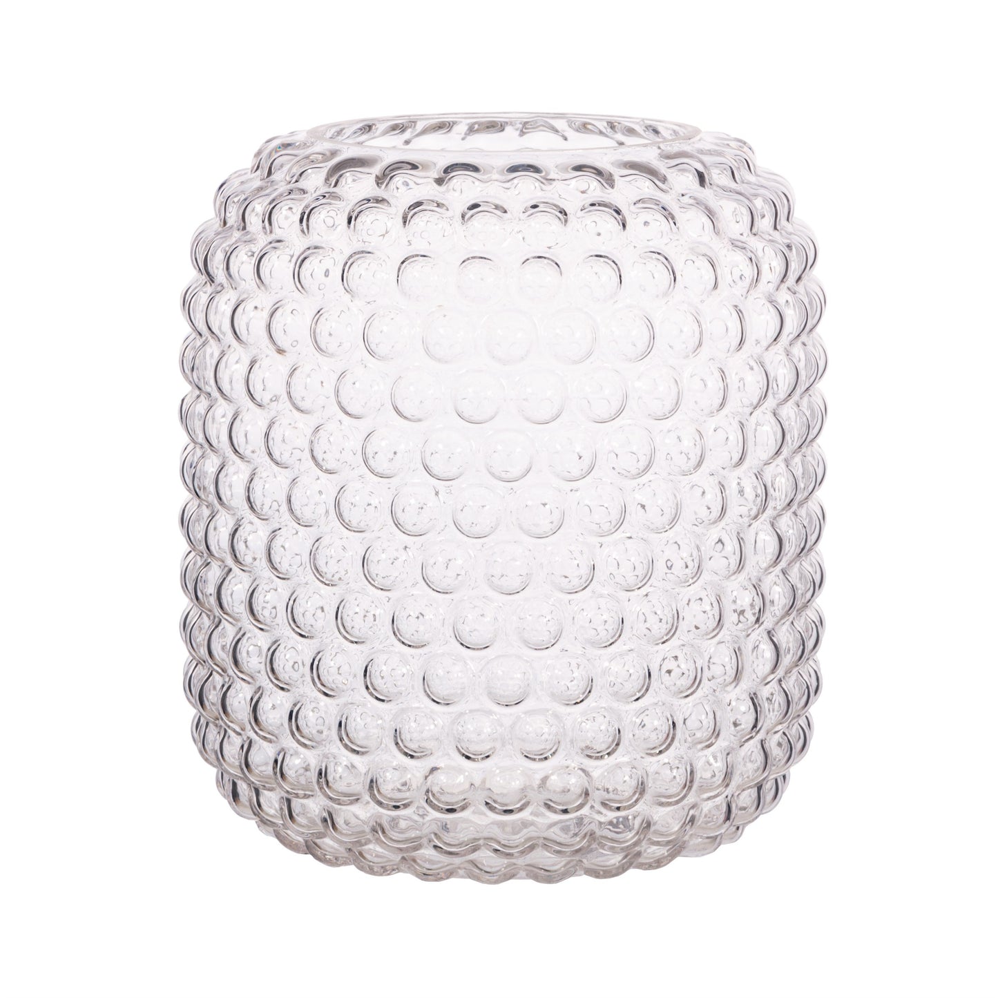 GLASS BOBBLE VASE