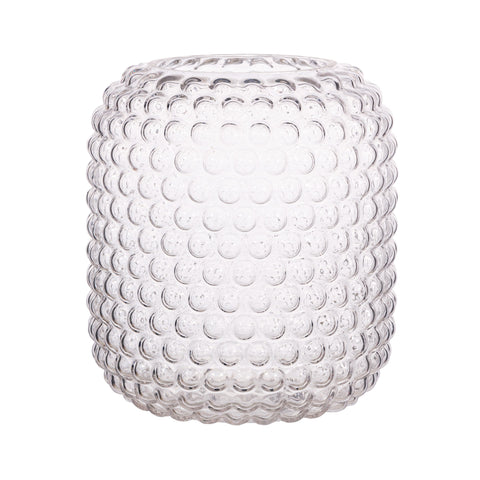 GLASS BOBBLE VASE