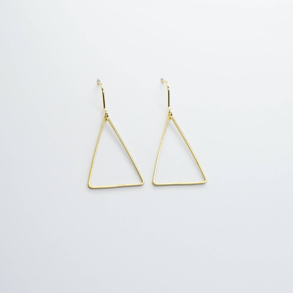GEOMETRIC TRIANGLE EARRINGS