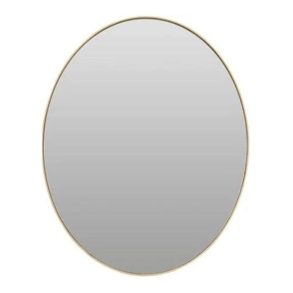 GOLD OVAL WALL MIRROR