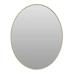 GOLD OVAL WALL MIRROR