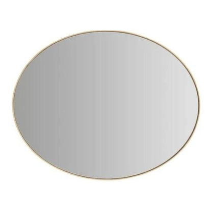 Helen gold oval wall mirror contemporary design
