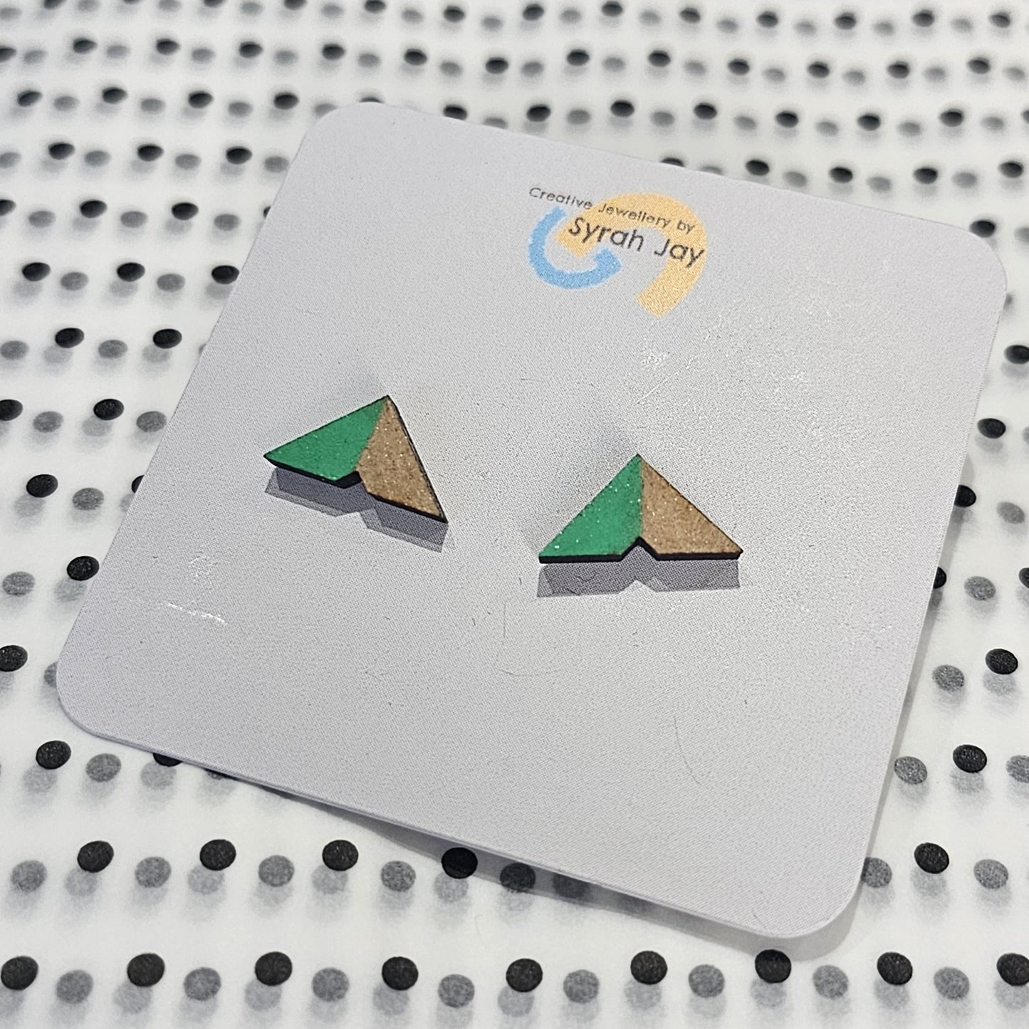 GEO BLOCK SMALL STUDS